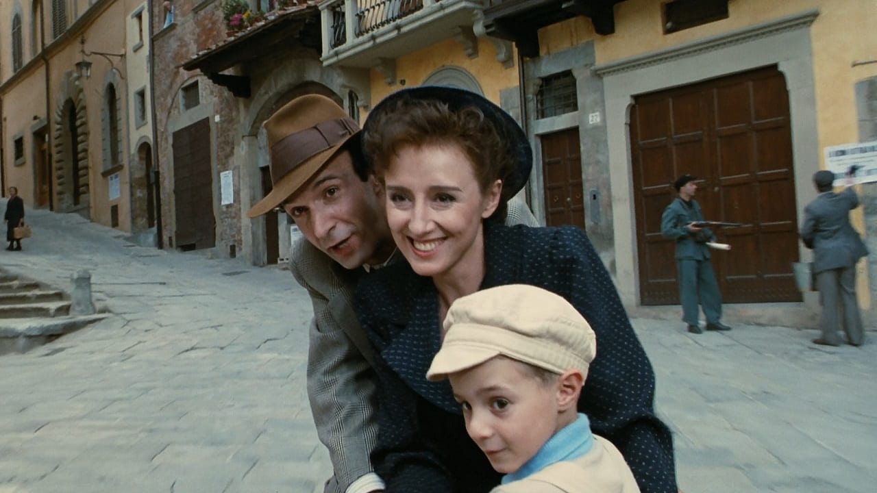 CinemaTivu La vita è bella, con Roberto Benigni, con Nicoletta Braschi