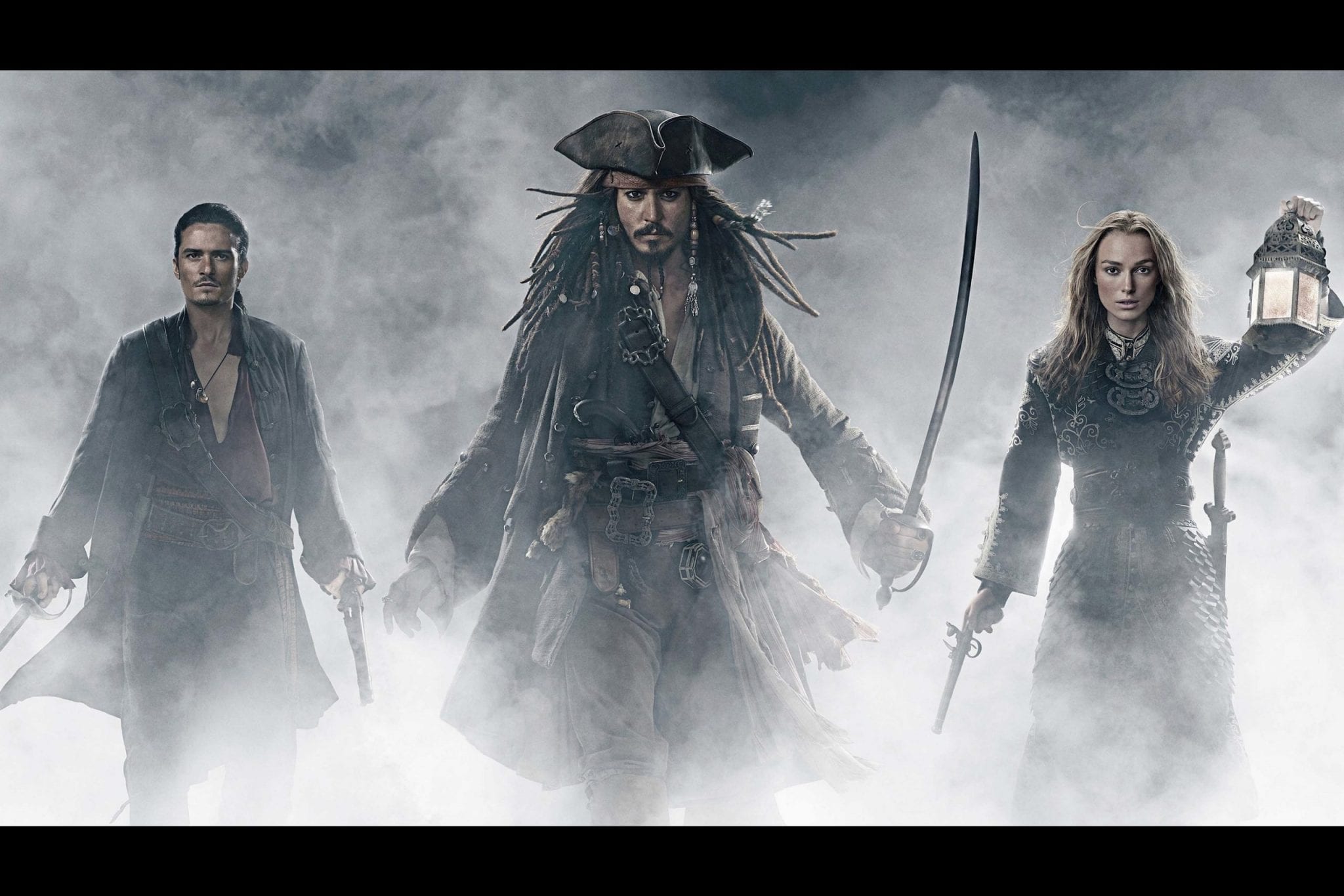 CinemaTivu: La saga Pirati dei Caraibi, con Ai confini del mondo (Usa 2007), con Johnny Depp, Keira Knightley e Orlando Bloom, su Canale5