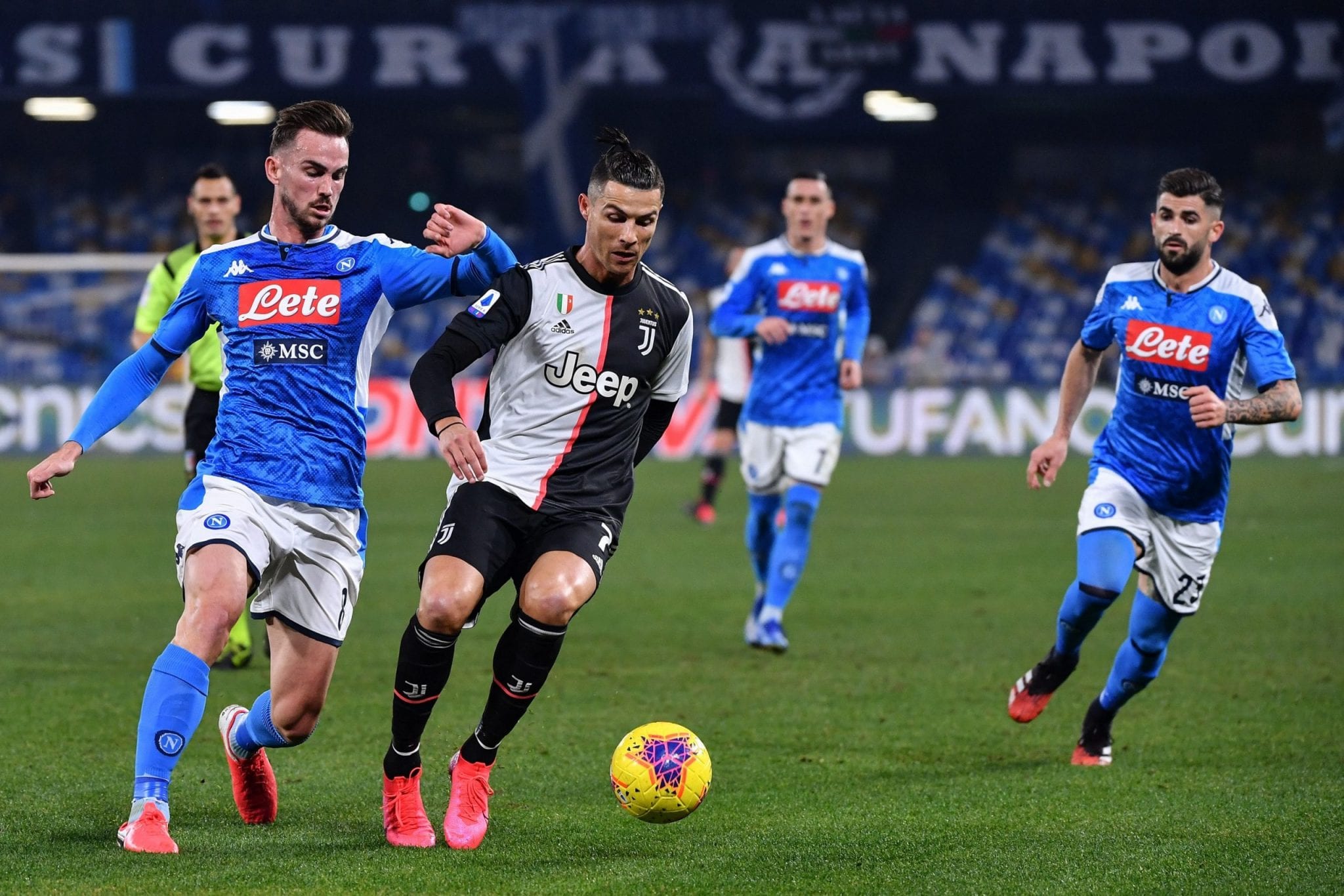 La finale di Coppa Italia, con Napoli vs Juventus