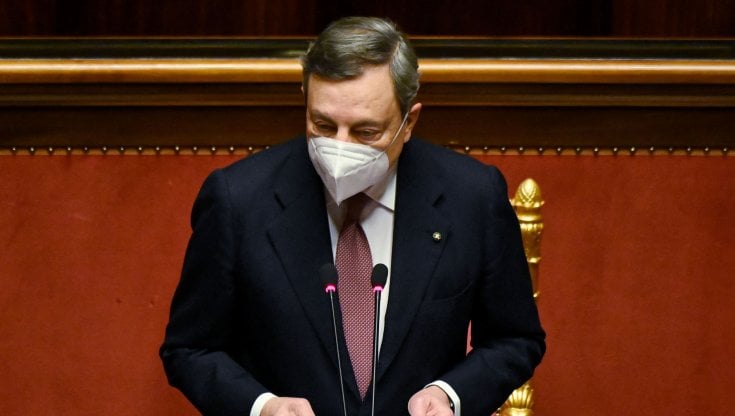 Mario Draghi al Senato: giornata decisiva per il Governo