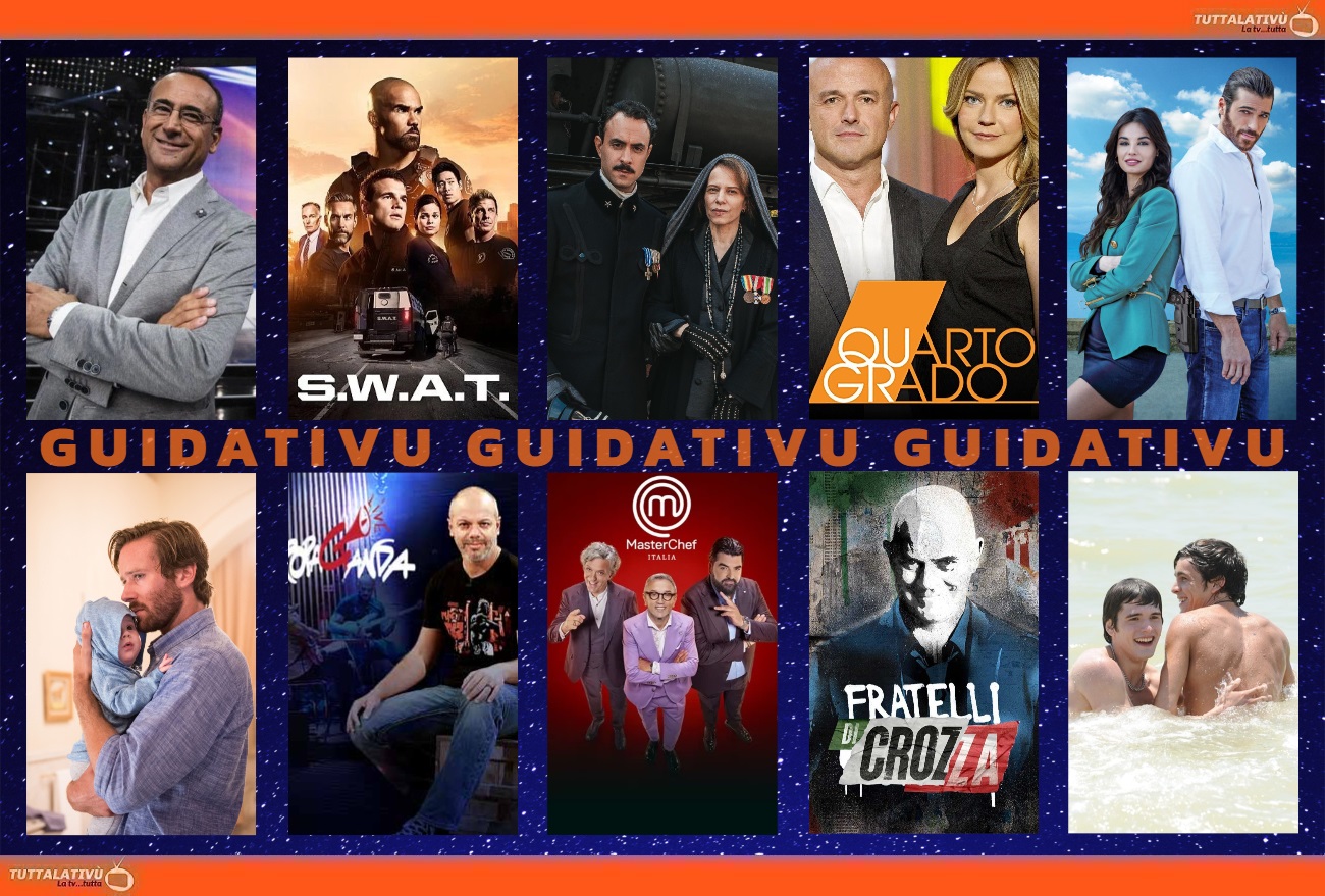 GuidaTV 4 Novembre 2022: Tale e Quale Show, Viola come il mare, Propaganda Live, Quarto Grado, Crozza, SWAT, Attacco a Mumbai, Grosse bugie