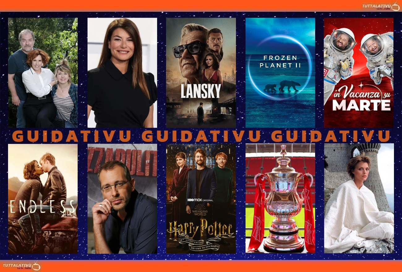 GuidaTV 22 Dicembre 2022: La fortuna di Laura, In vacanza su Marte, Endless, Harry Potter: Return to Hogwarts, Piazzapulita, Ladyhawke
