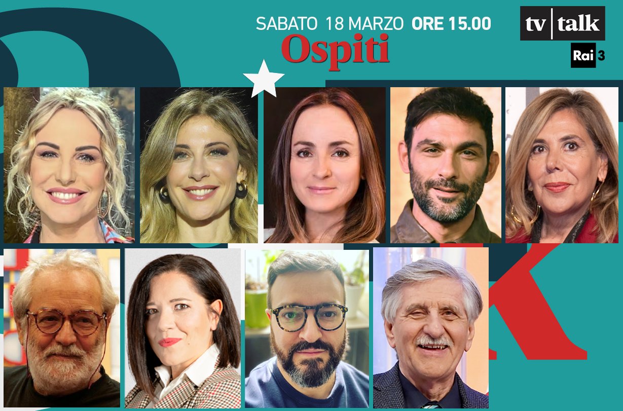 Live sabato 18 marzo 2023 · Tv Talk 2022/2023 ventiduesima puntata. Con Massimo Bernardini, in onda ogni sabato pomeriggio su RaiTre