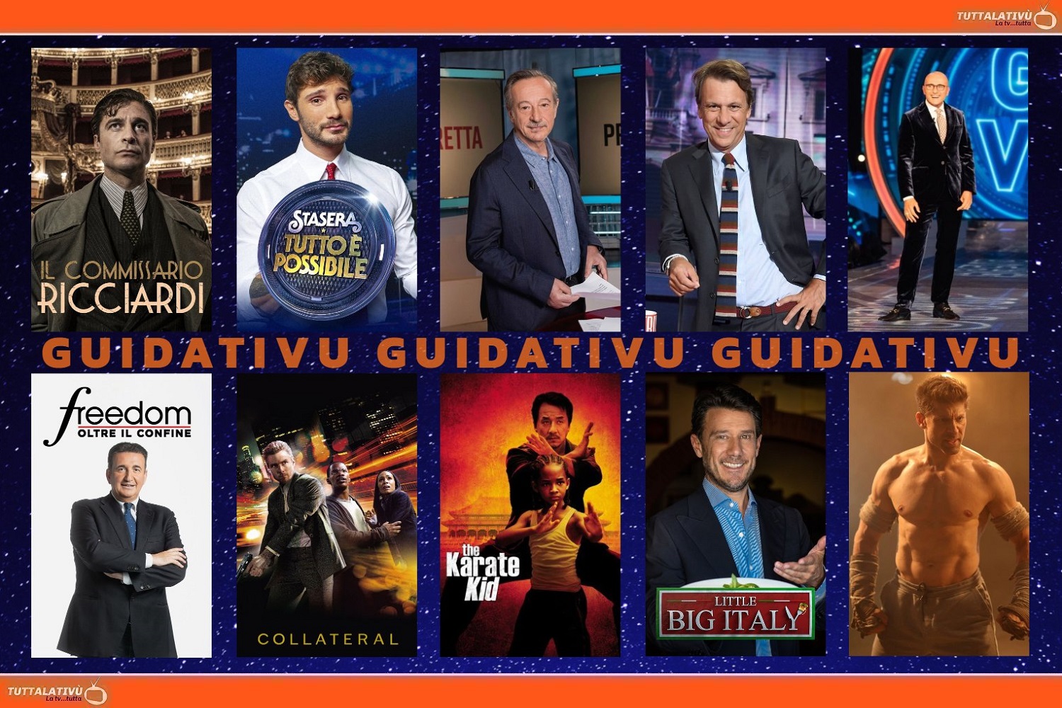 GuidaTV 20 Marzo 2023: GFvip, Il commissario Ricciardi, Piazzapulita, STEP, Freedom, Collateral, The Karate Kid, Kickboxer Retaliation