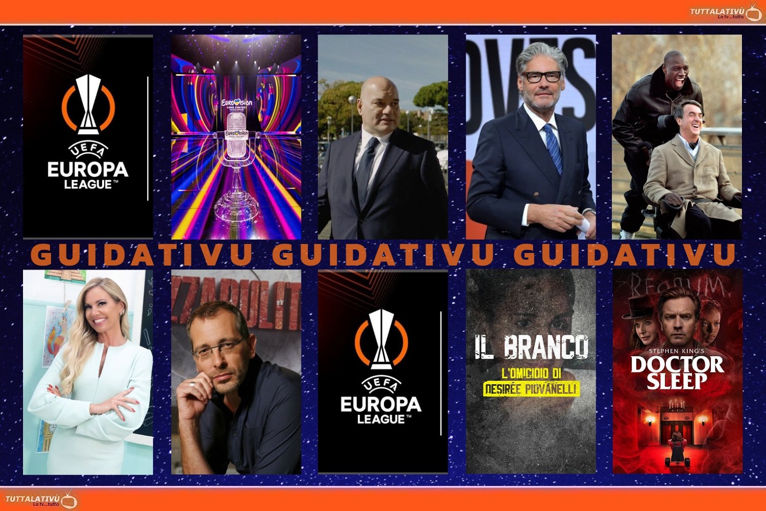 GuidaTV 11 Maggio 2023: In Europa League Juve-Siviglia e Roma vs Bayer L., Quasi amici, Eurovision 2023, Back to School, Doctor Sleep
