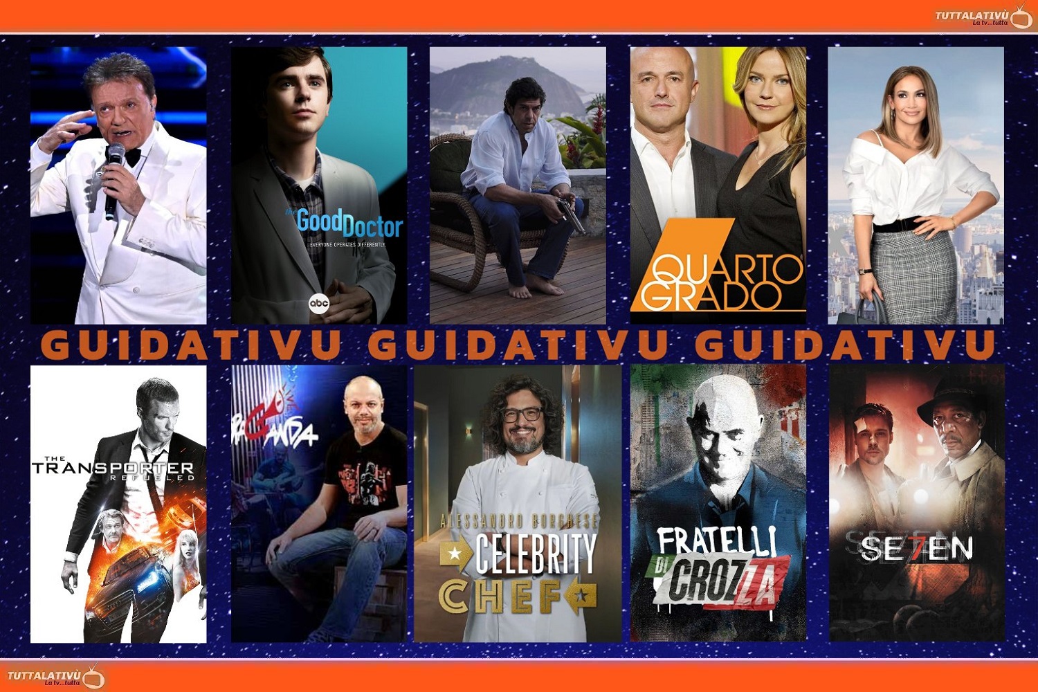 GuidaTV 26 Maggio 2023: Tutti i sogni ancora in volo, Ricomincio da me, Quarto Grado, Propaganda Live, The Good Doctor, Celebrity Chef, Seven